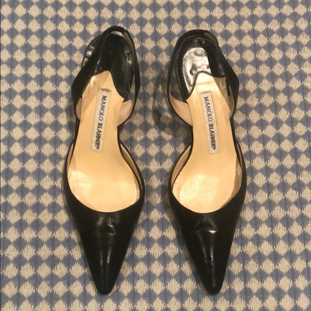 Manolo Blahnik kitten heels